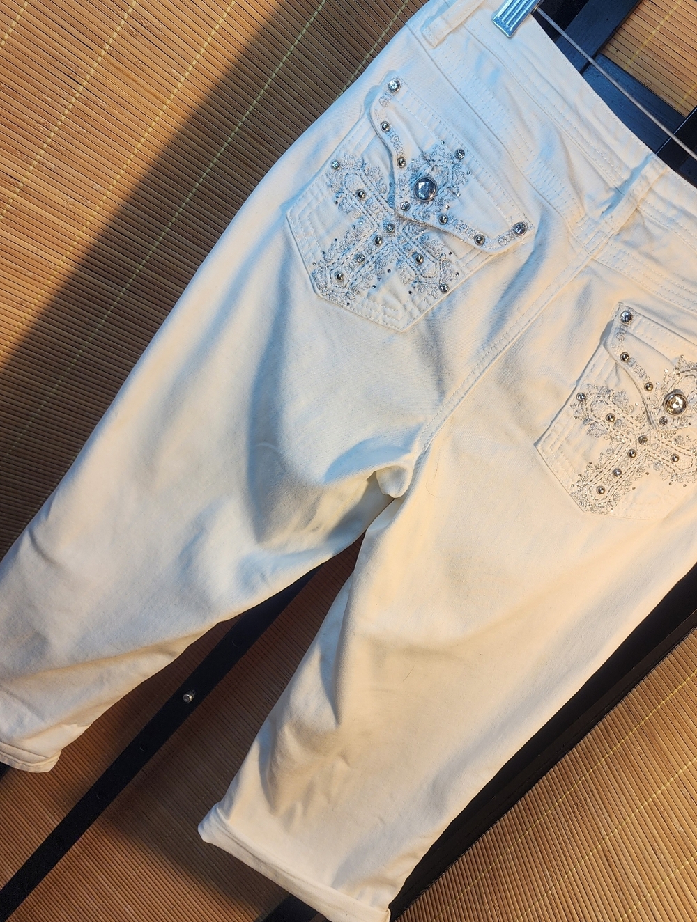Earl Capri Jeans white